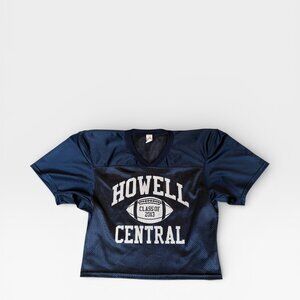 A4 Cropped Mesh 'Howell Central' Spartans Football Jersey